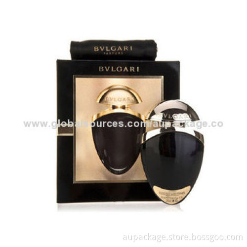 Cosmetic box with gold hot stamping, customized printing and shape